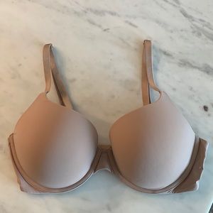 Victoria’s Secret Nude T-Shirt Push-Up Full Coverage Bra 36D